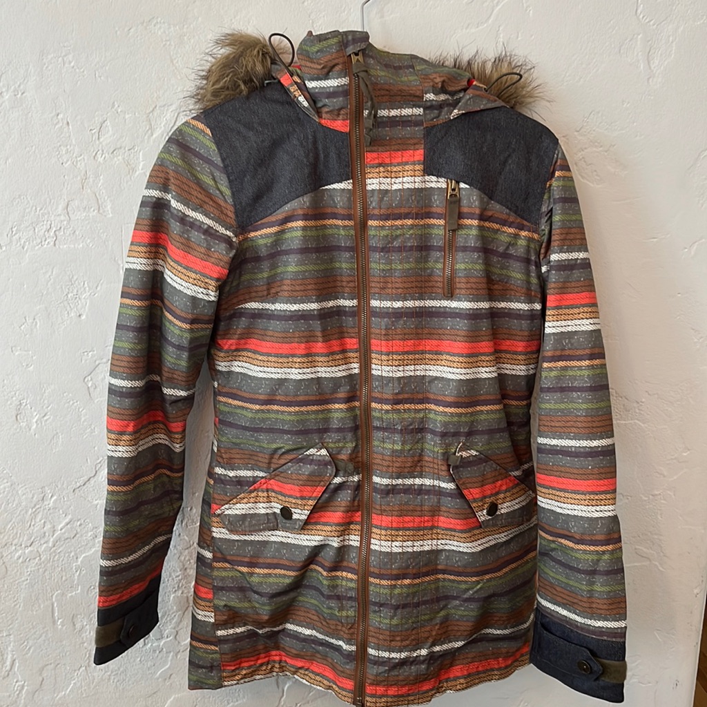 Burton Dryride Snowboarding Skiing Jacket Euc